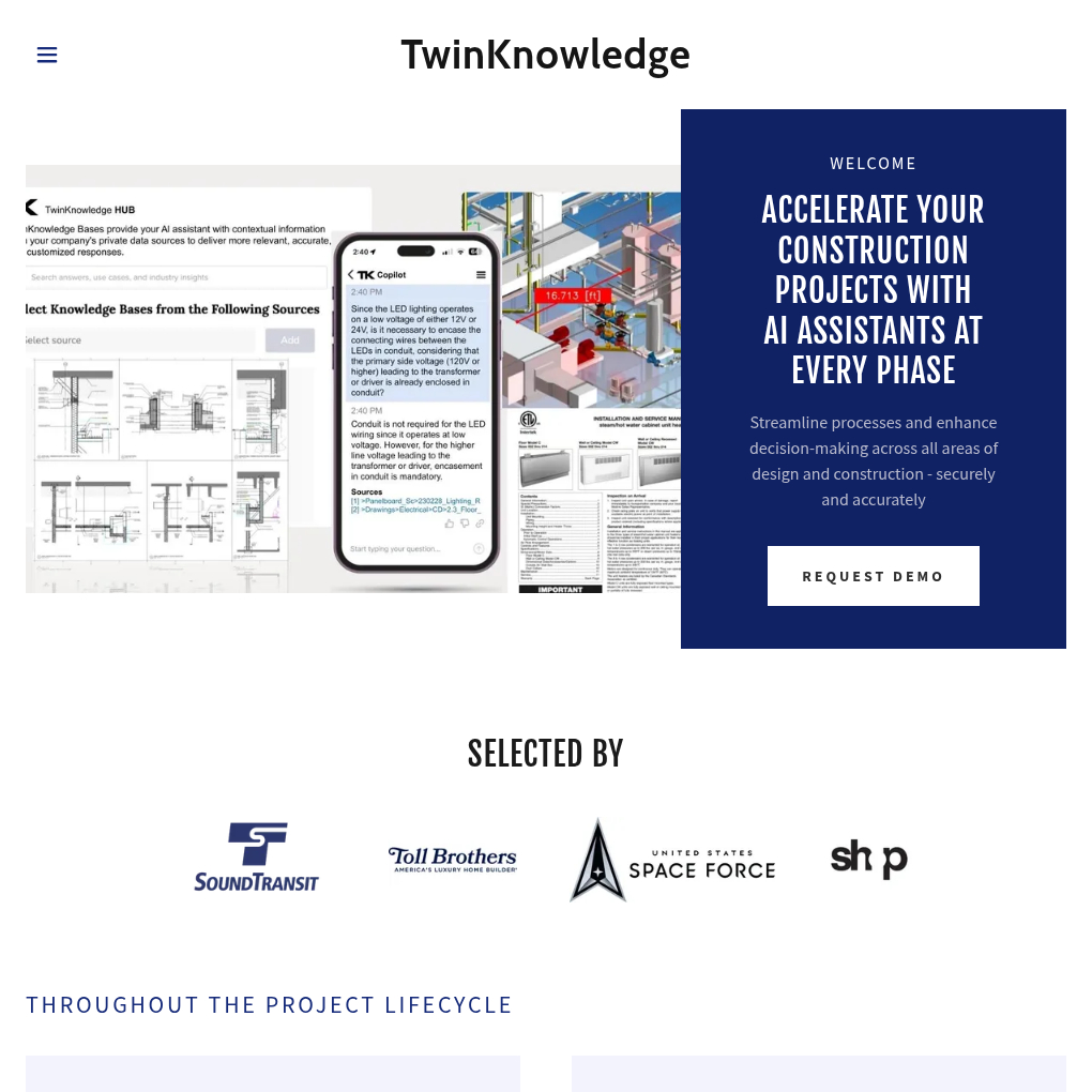 TwinKnowledge Raises $3.7M in Seed Funding to Expand AI-Powered Construction Solutions