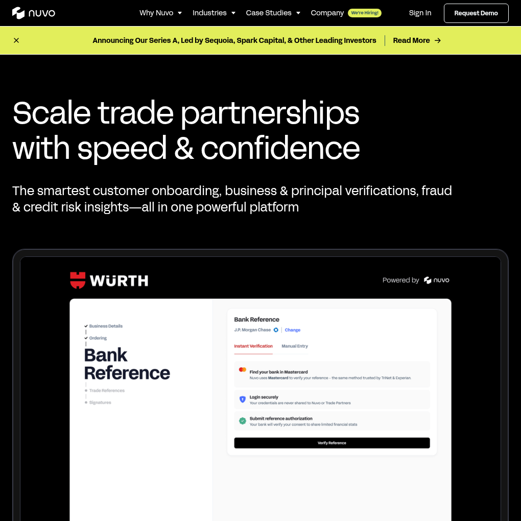 Nuvo raises $45M to accelerate modern B2B trade innovation