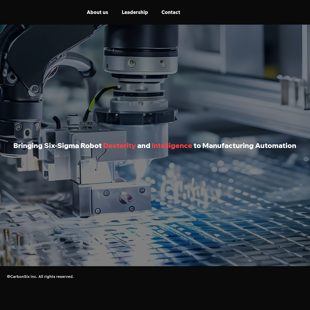 CarbonSix raises $4M Seed to transform manufacturing with AI-driven robotics