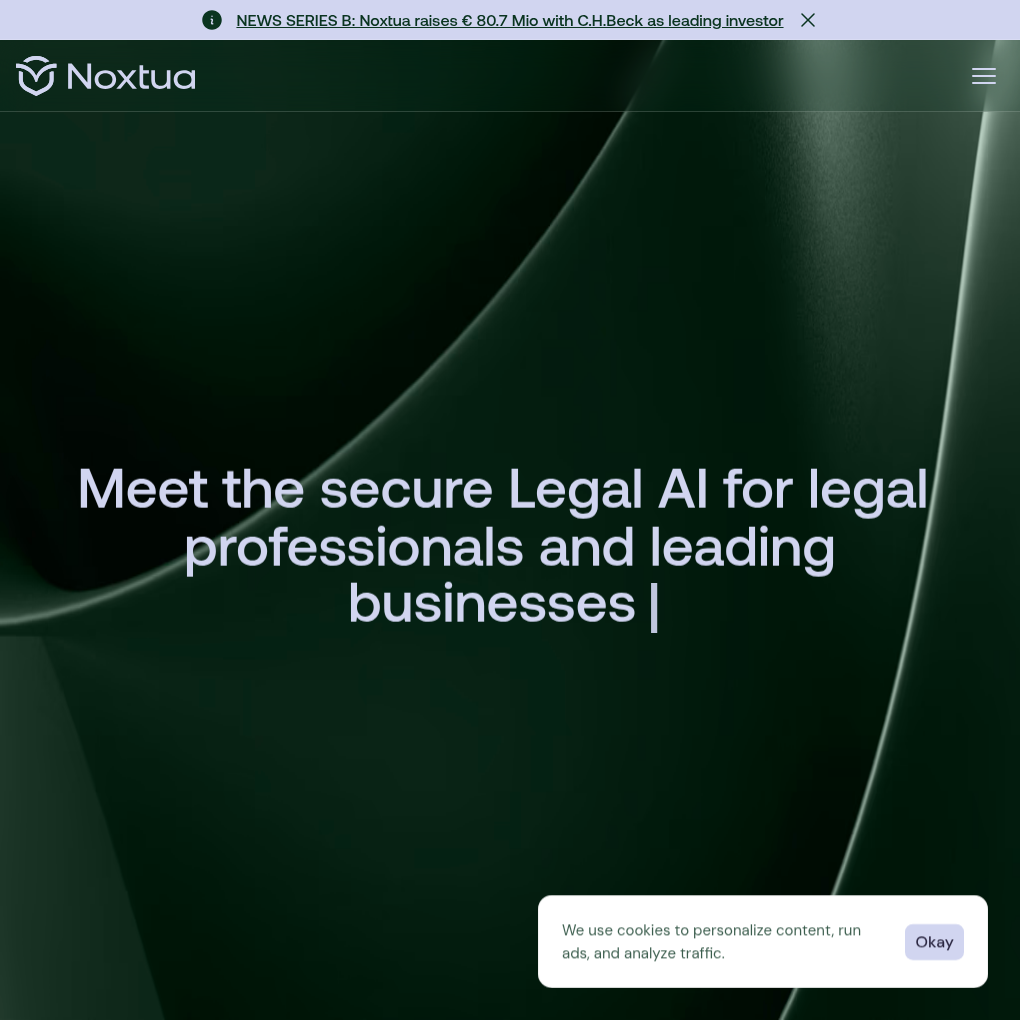 Noxtua raises €80.7M in Series B to advance legal AI innovation and expand European market presence