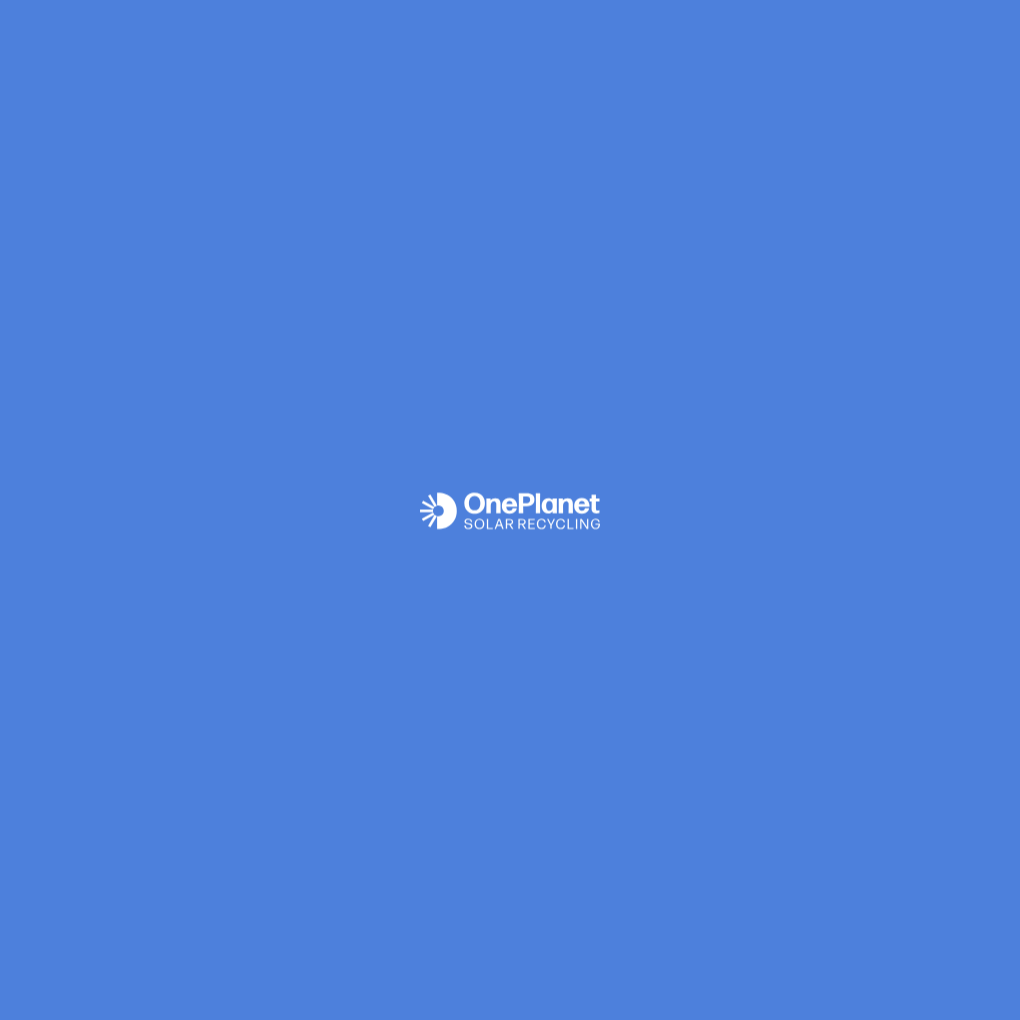 OnePlanet Solar Recycling raises $7M Seed to drive sustainable solar panel recycling