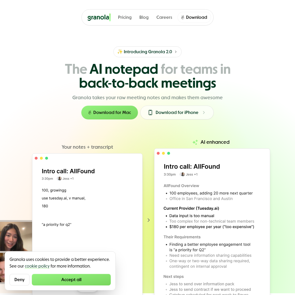 Granola raises $43M Series B to accelerate AI-powered collaboration and product development