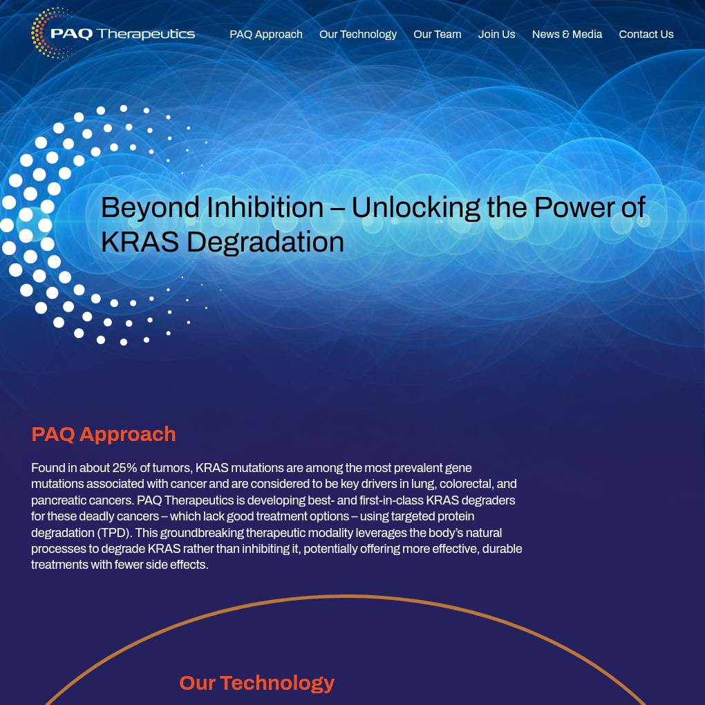 PAQ Therapeutics raises $39M Series B to advance clinical development of KRAS degraders