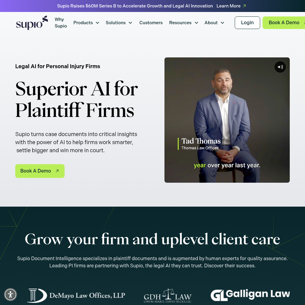Supio raises $60M Series B to revolutionize legal case management with AI