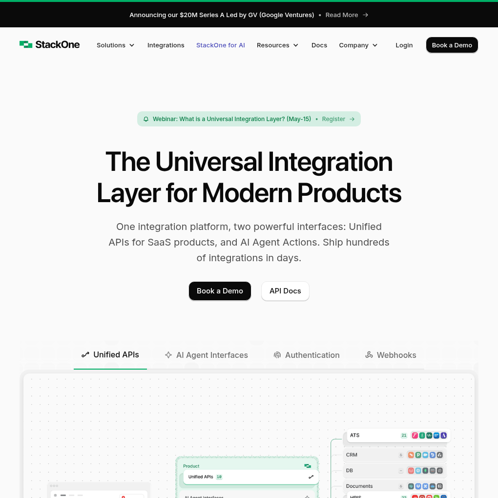 StackOne raises $20M Series A to advance its AI-powered enterprise integrations