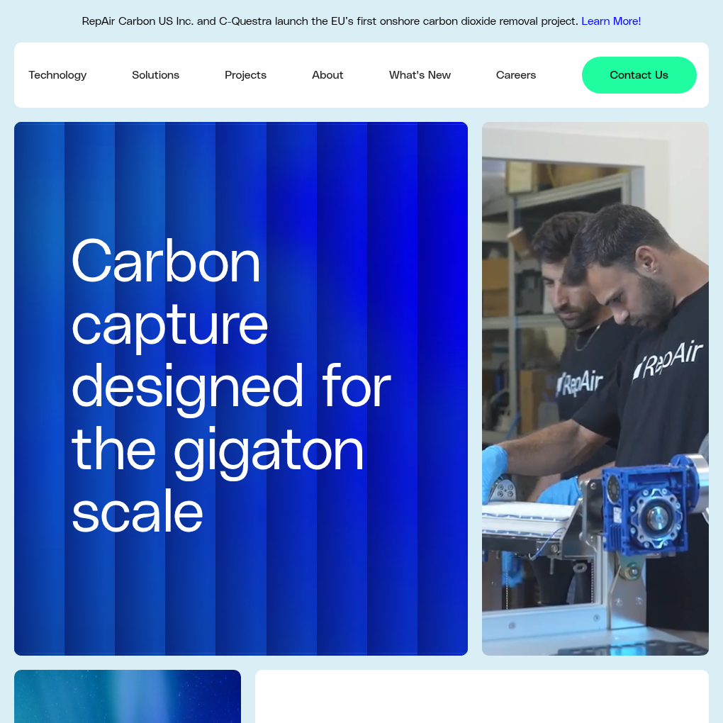 RepAir Carbon raises $15M Series A Extension to accelerate commercial-scale manufacturing of carbon capture solutions