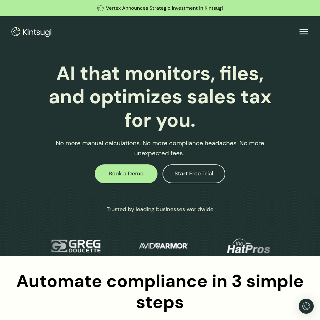 Kintsugi raises $18M to expand its AI-driven sales tax compliance platform