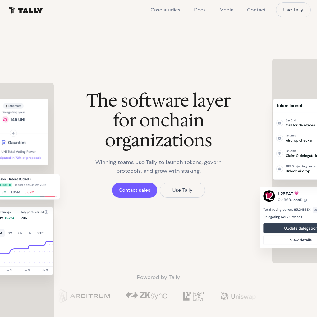 Tally raises $8M Series A to scale its comprehensive onchain infrastructure