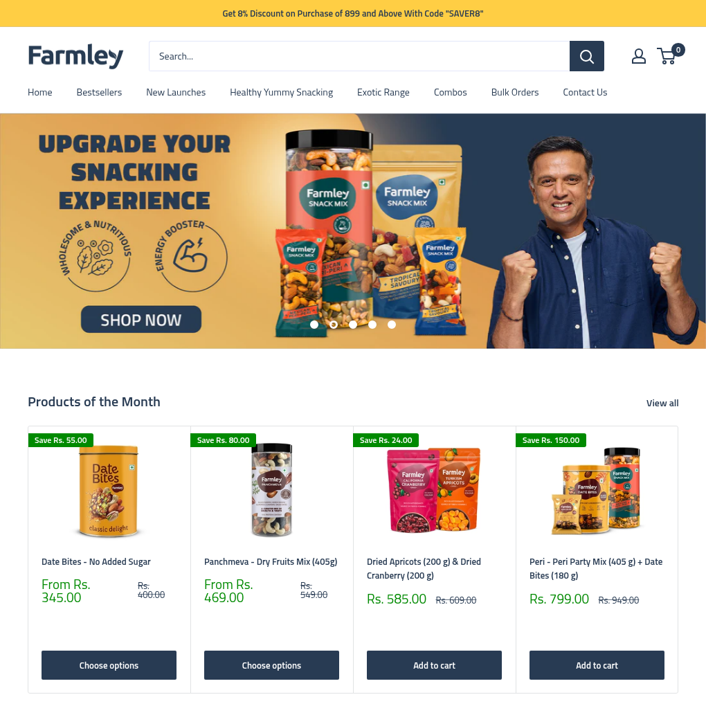 Farmley raises $42M Series C to expand sustainable snacking operations