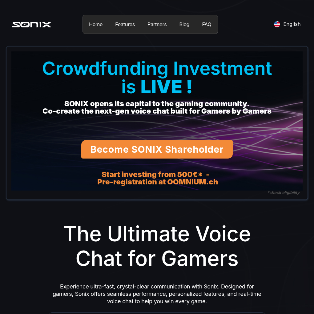 Sonix raises CHF 1.8M to scale ultra-low latency AI-audio communication for gamers