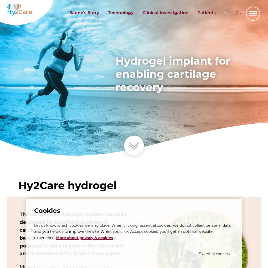 Hy2Care raises €4.5M to advance injectable hydrogel innovation for cartilage repair
