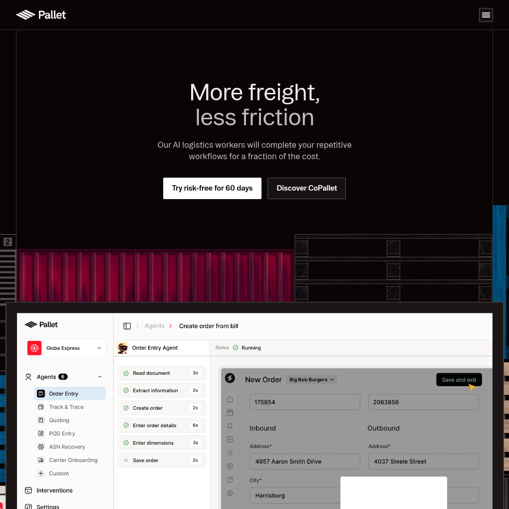 Pallet raises $27M Series B to expand its AI workforce for logistics