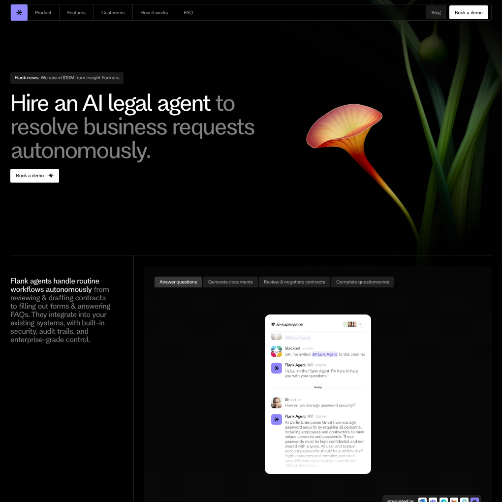 Flank raises $10M funding to automate enterprise legal operations