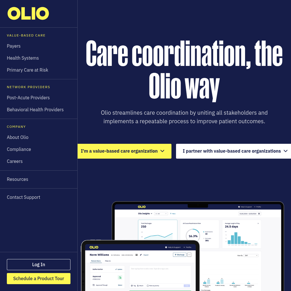 Olio raises $11M Series B to enhance care coordination and drive operational efficiencies