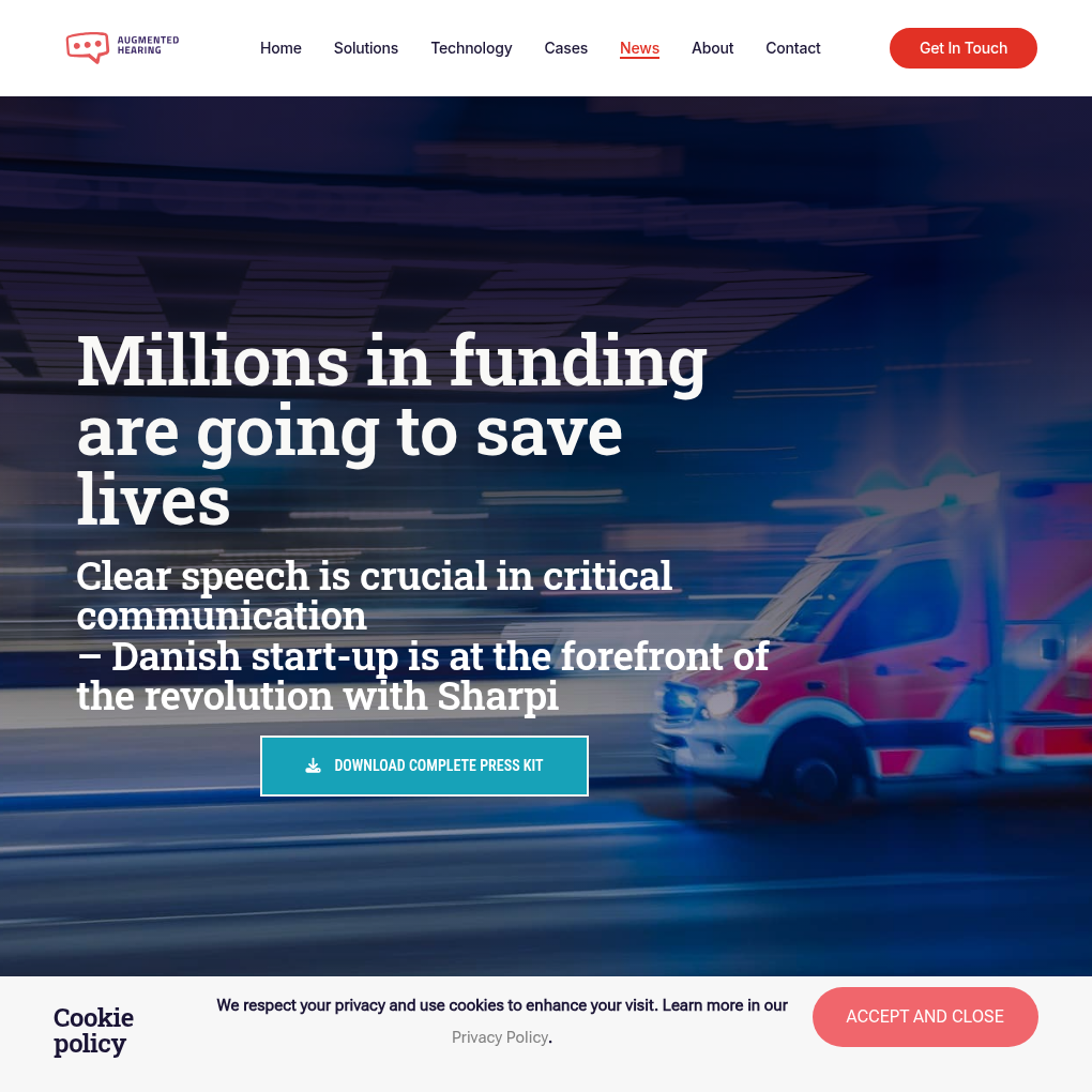 Augmented Hearing raises €3M Seed funding to scale global adoption of AI-enhanced speech intelligibility