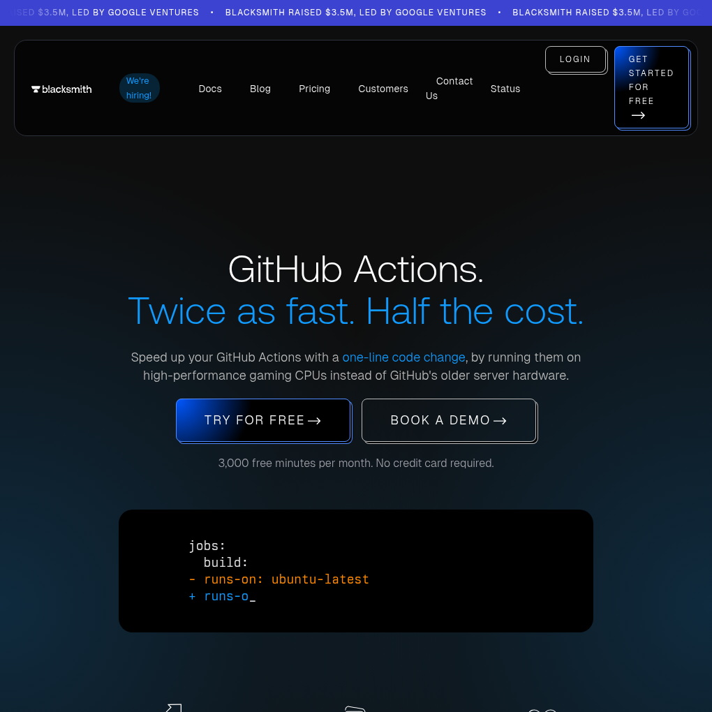 Blacksmith raises $3.5M Seed to advance AI-driven CI cloud capabilities