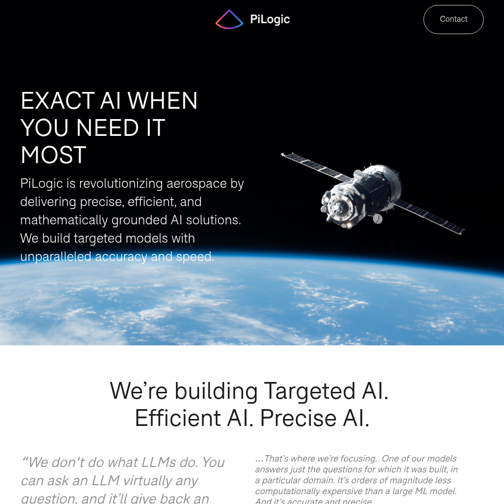 PiLogic raises $4M Seed Funding to upgrade defense and space systems with exact AI