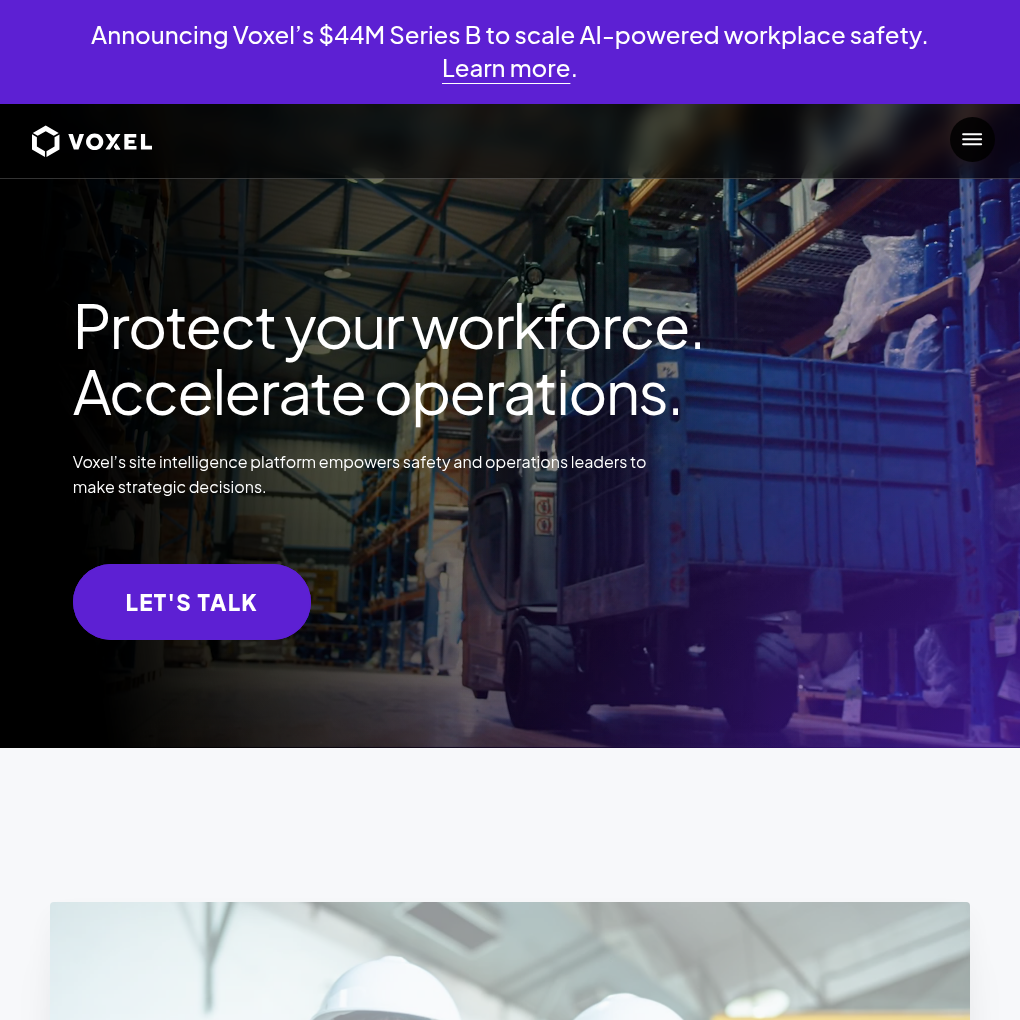 Voxel raises $44m Series B funding to enhance workplace safety
