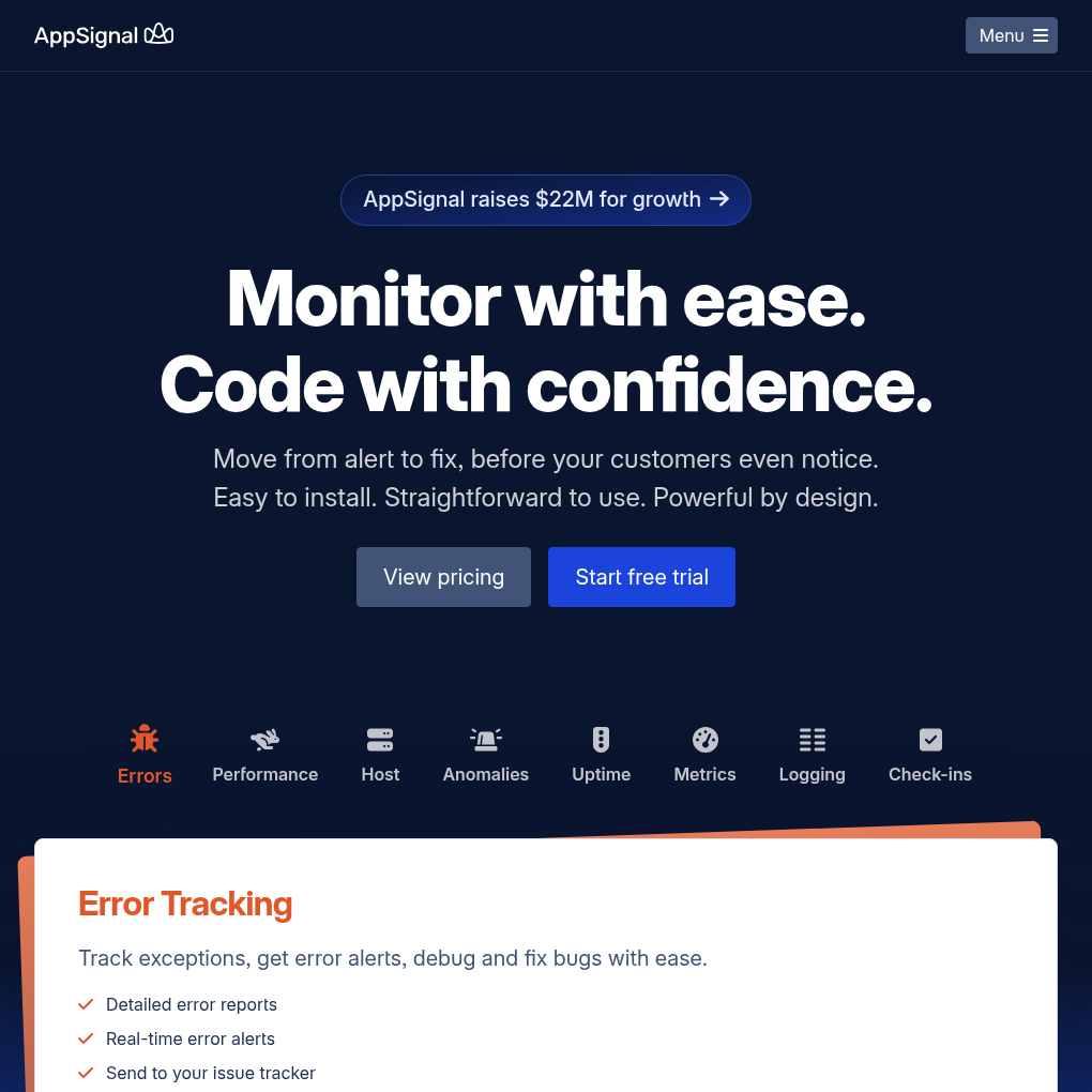 AppSignal raises $22M Series A to enhance developer tools and expand global market presence
