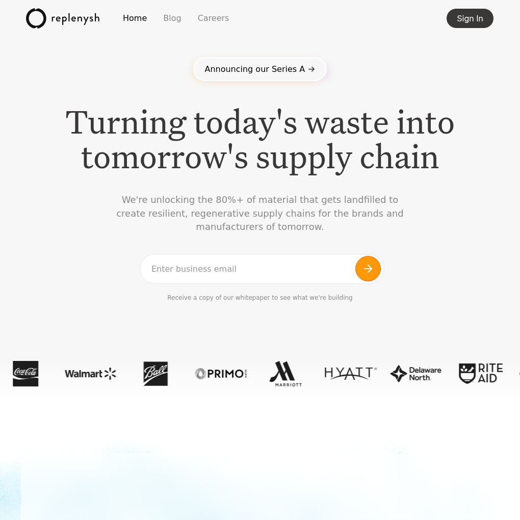 Replenysh Raises $8M Series A to Accelerate Resilient Circular Supply Chains