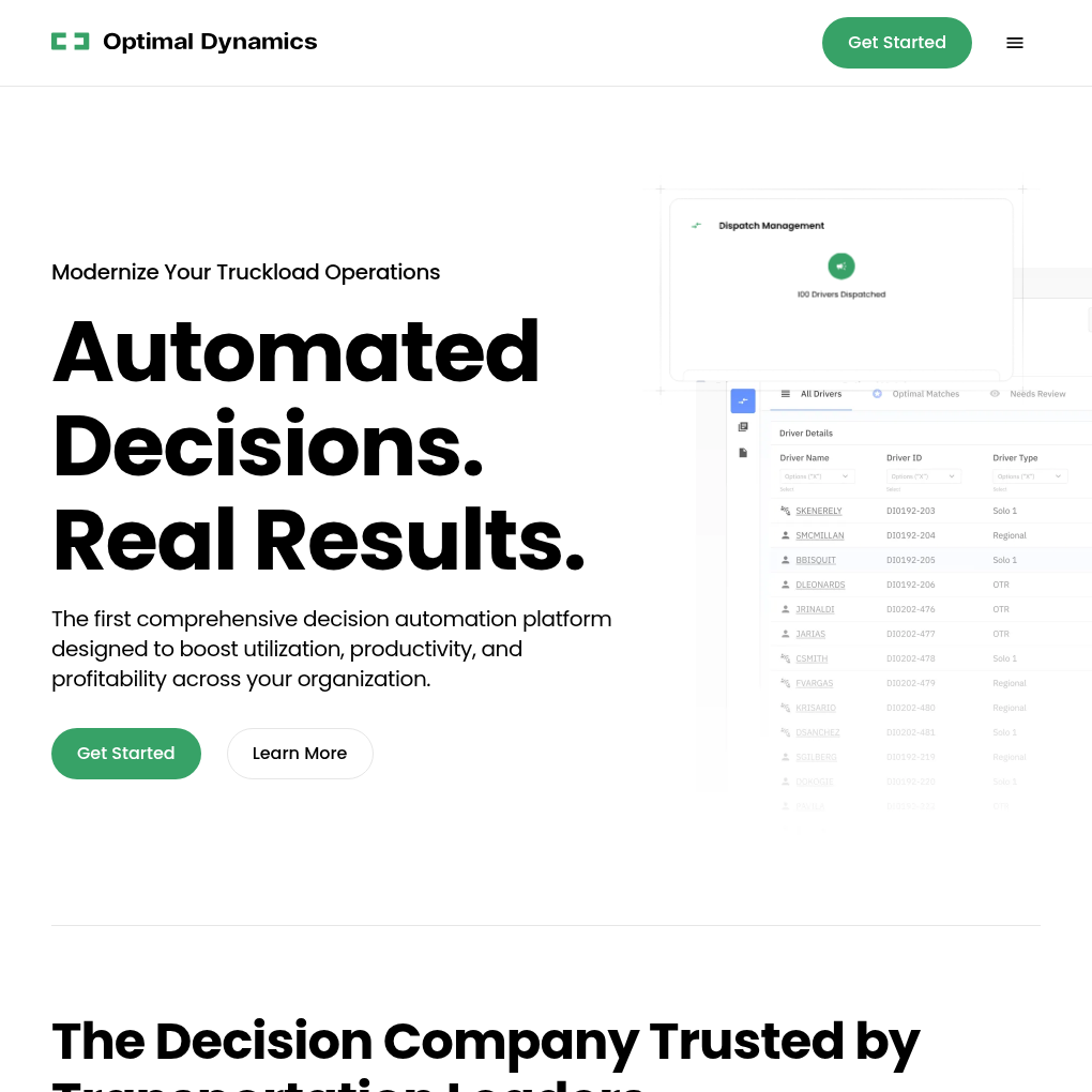 Optimal Dynamics raises $40M Series C to transform trucking logistics with AI-driven decision intelligence