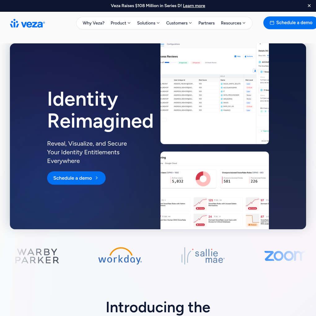 Veza raises $108M Series D to accelerate global identity security platform innovation