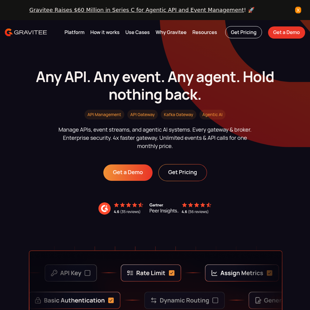 Gravitee raises $60M Series C to expand its agentic API and event management platform