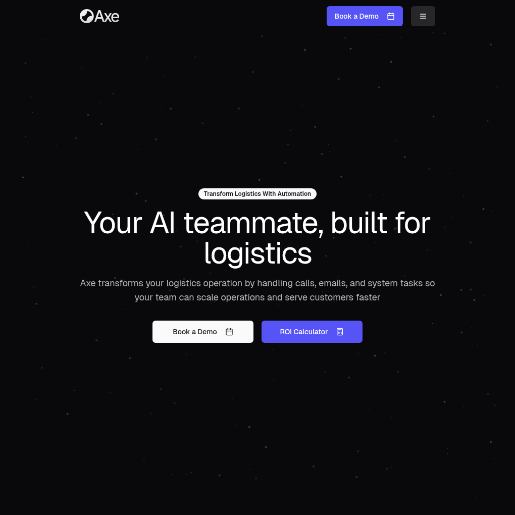 Axe raises €1.5M in Pre-Seed to power AI-driven logistics solutions