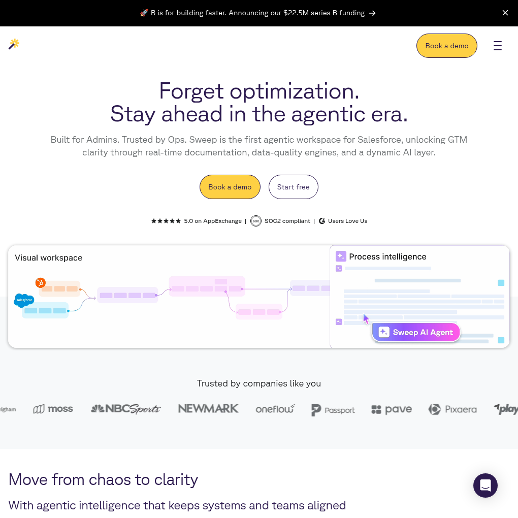 Sweep raises $22.5M Series B to accelerate intelligent workspace innovation