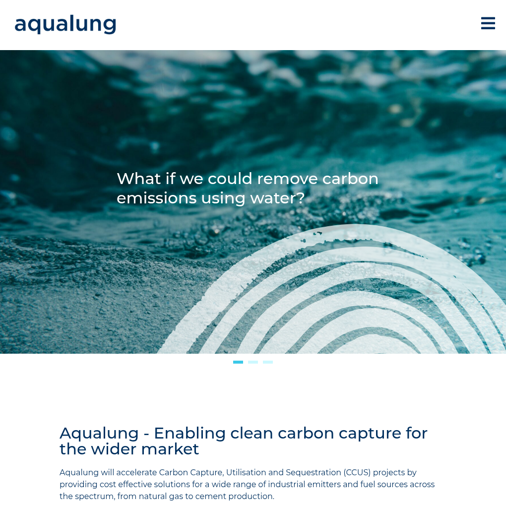 Aqualung Carbon Capture raises funding to expand carbon capture operations