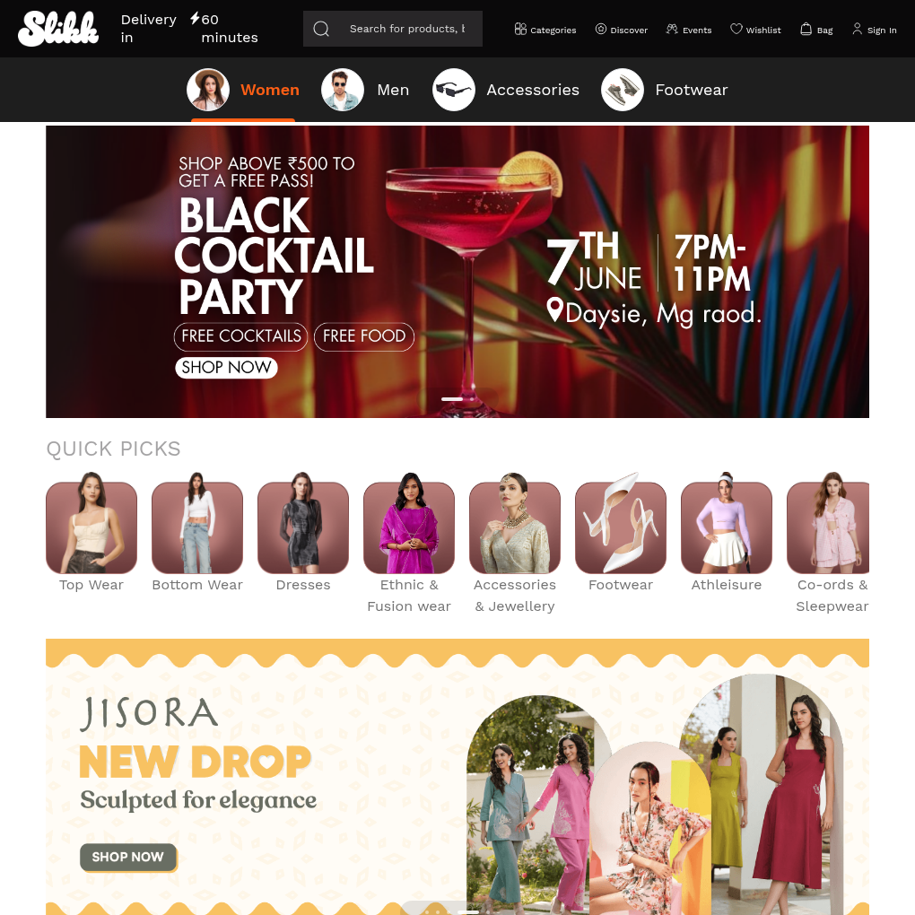 Slikk raises $10M Series A to expand its 60-minute fashion delivery platform