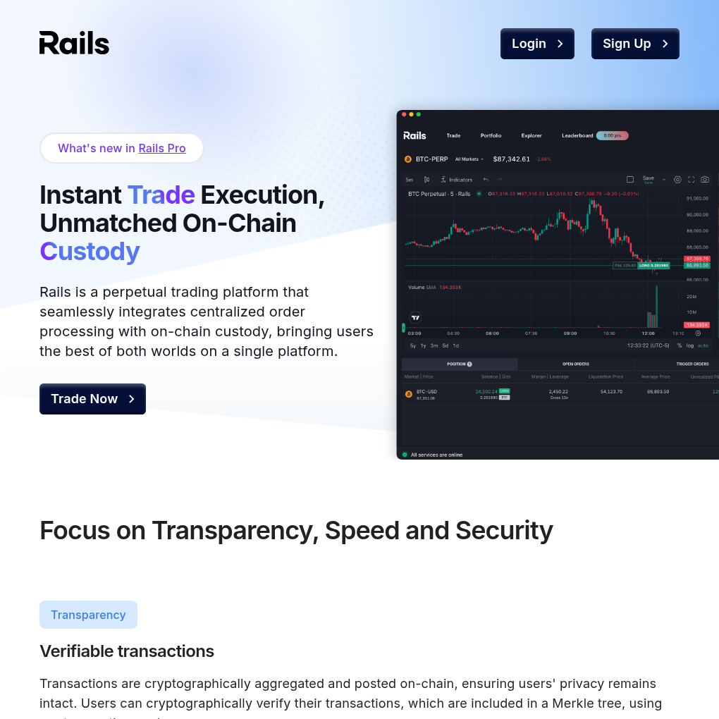 Rails raises $14M to expand its hybrid crypto trading platform