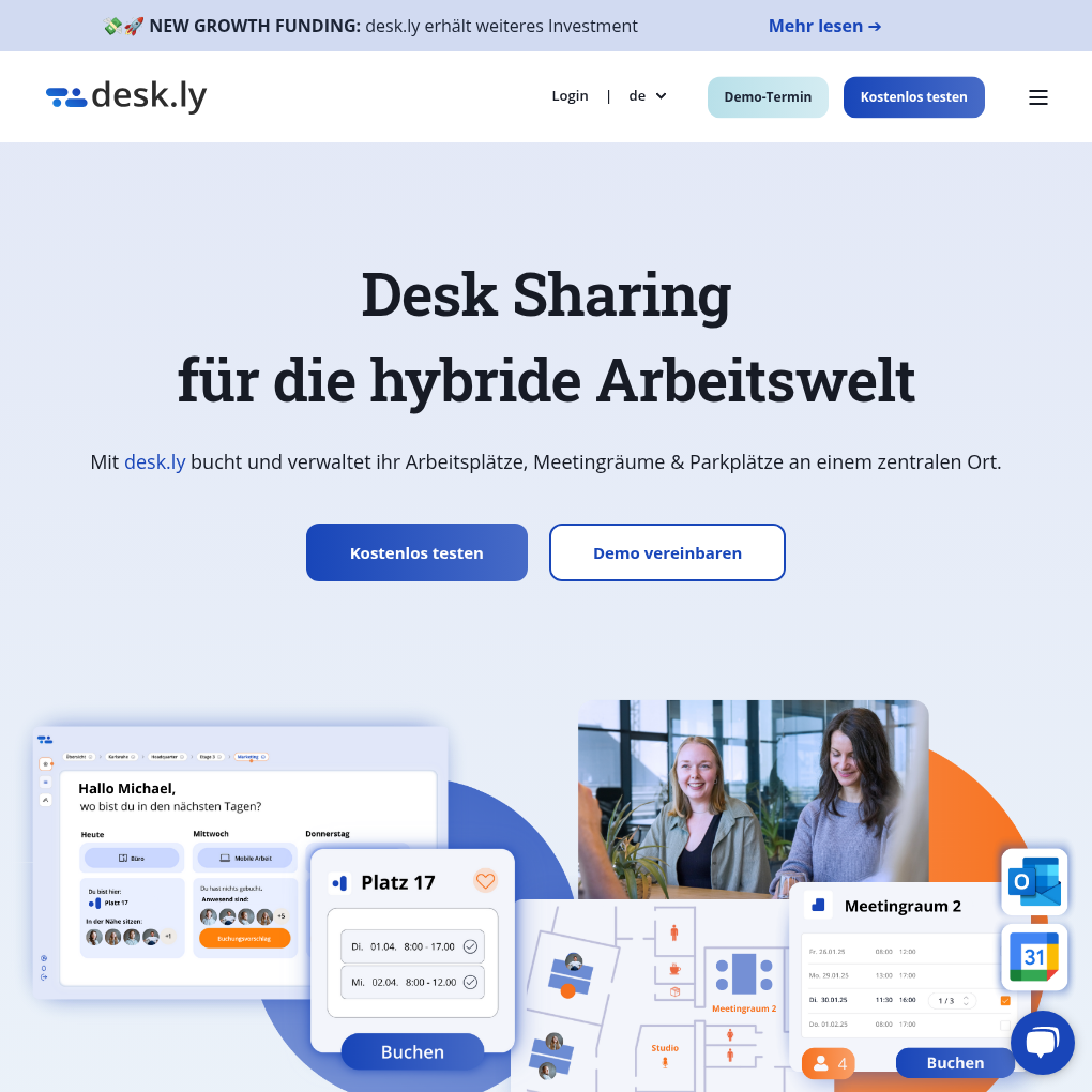 Desk.ly raises seven-figure funding to expand AI-powered workplace management