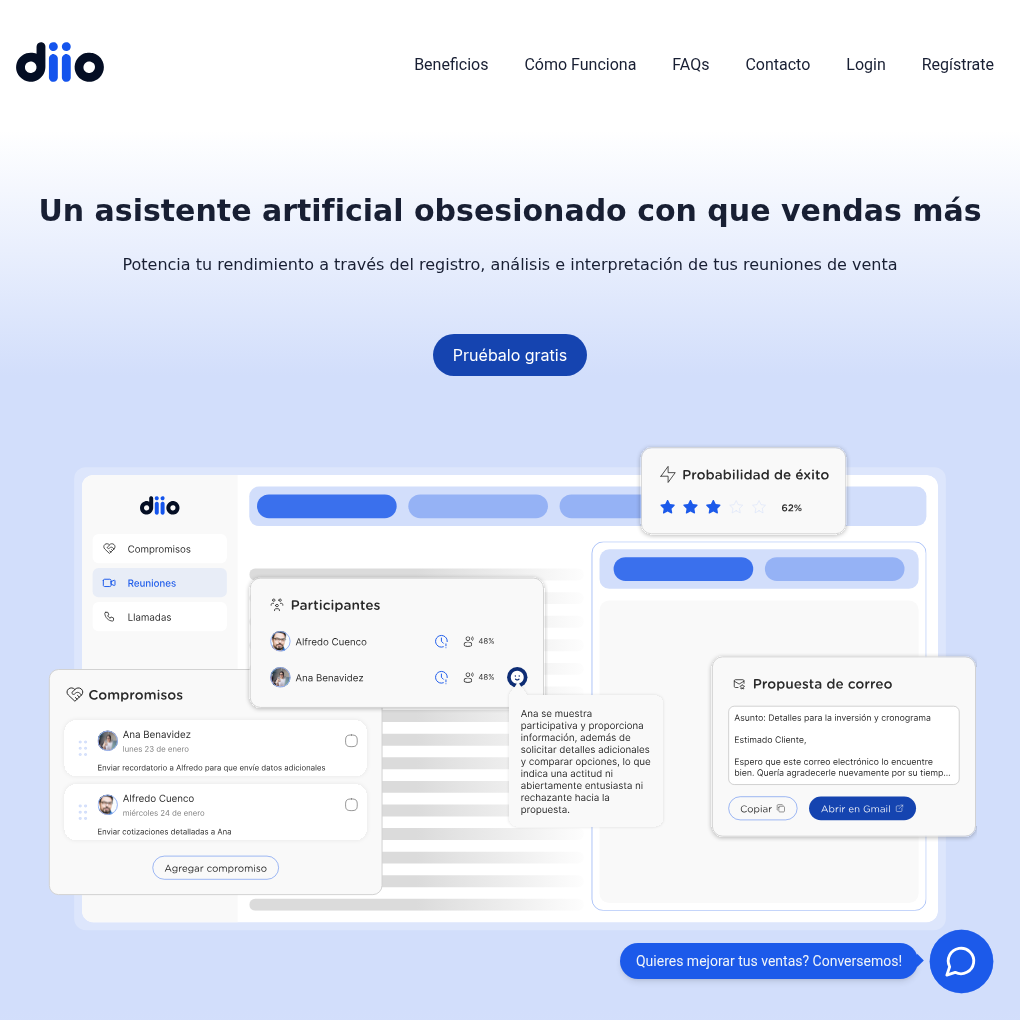 Diio raises $2.5M Seed funding to cement its position as a leading AI-driven sales assistant in LATAM