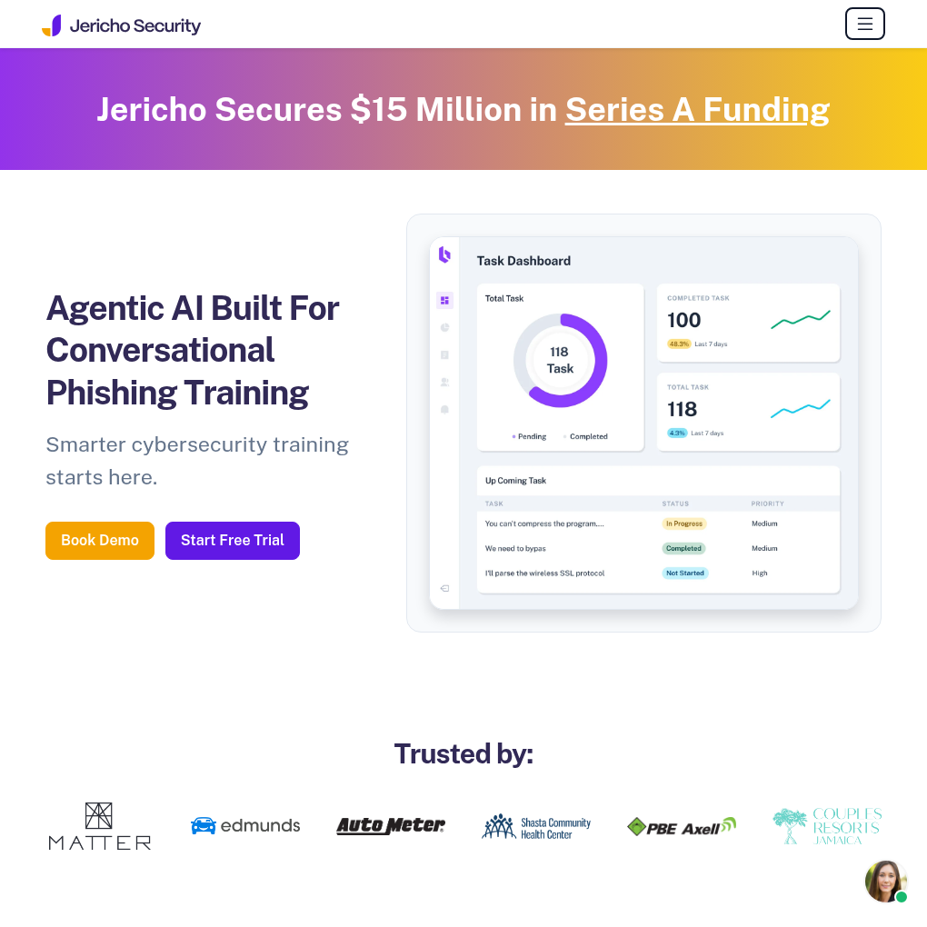 Jericho Security raises $15M Series A to enhance AI-powered cybersecurity training