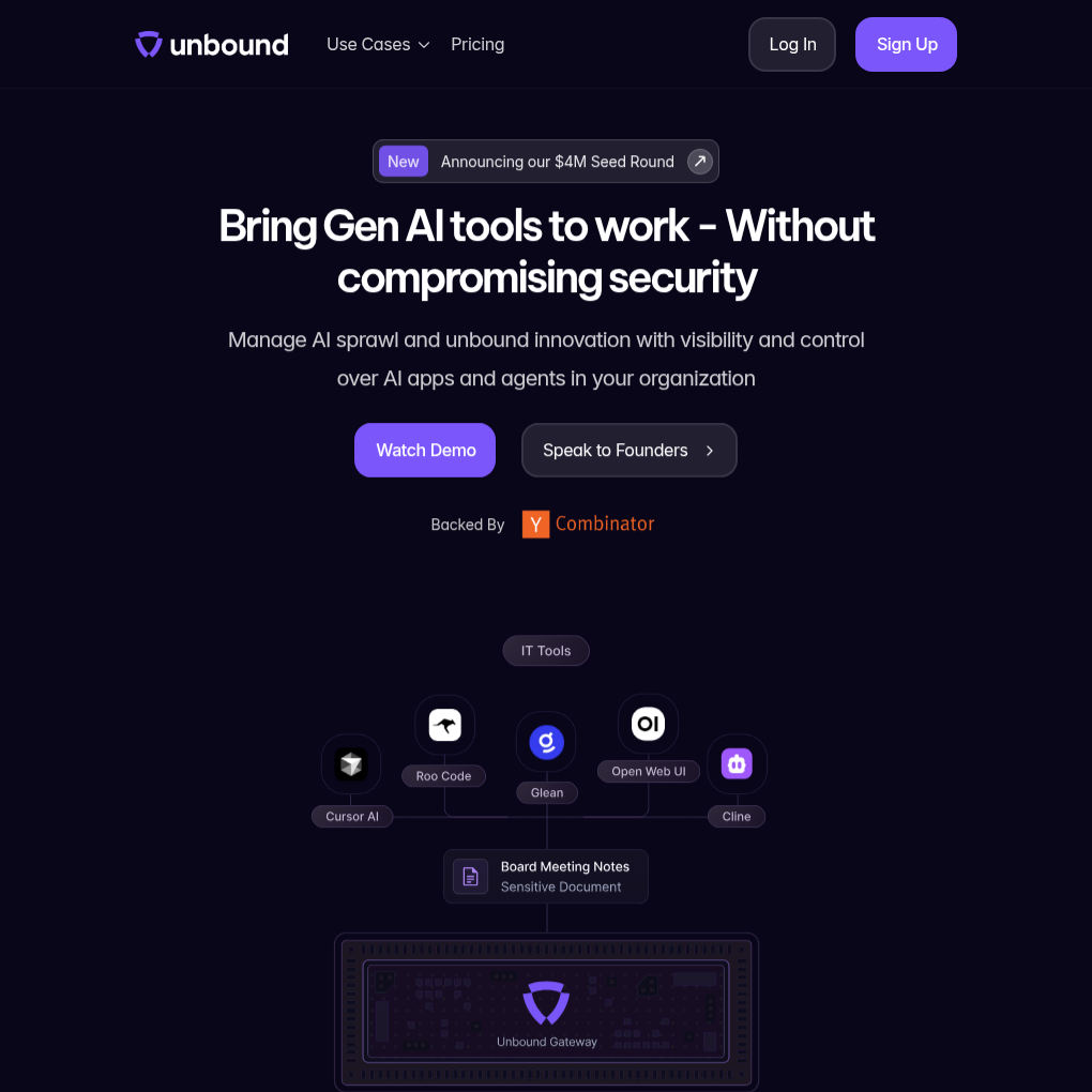 Unbound raises $4M to empower secure generative AI adoption