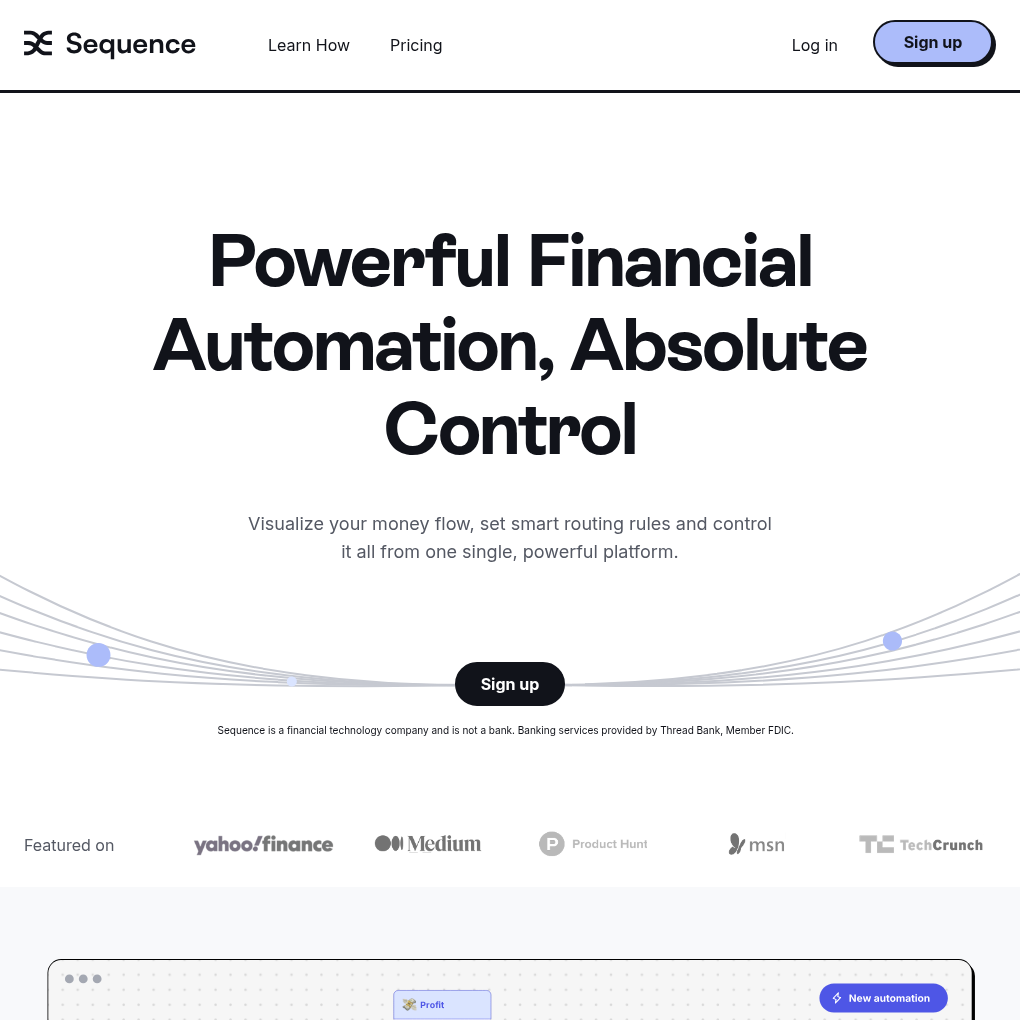 Sequence raises $7.5M in funding to expand its fintech autopilot for financial management