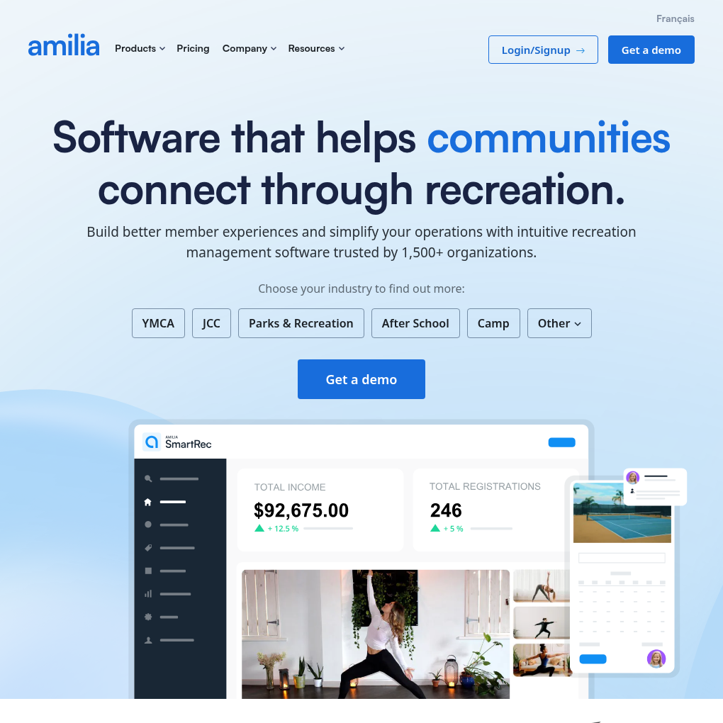 Amilia raises $35M to expand its community and recreation management platform