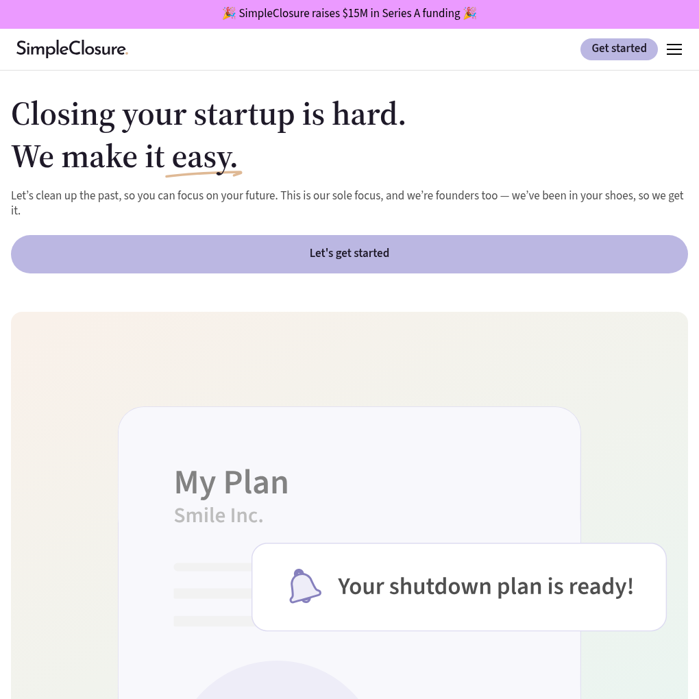SimpleClosure raises $15M Series A to transform bureaucratic dissolution process