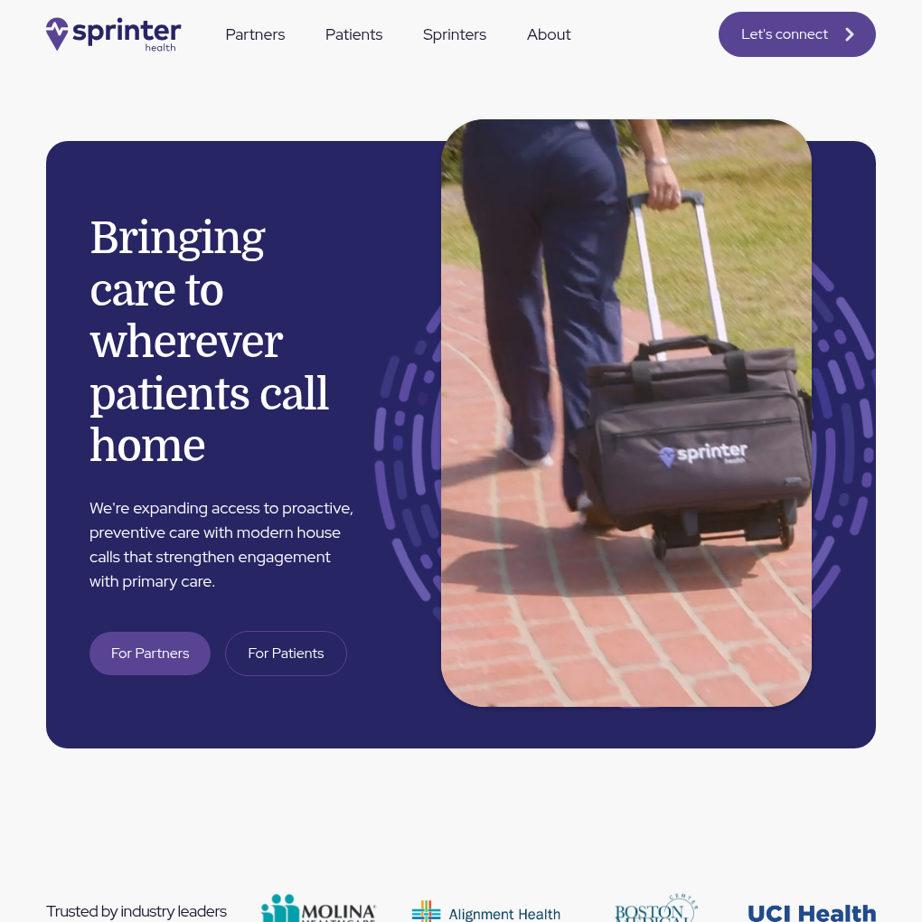 Sprinter Health raises $55M in Series B to reimagine in-home care