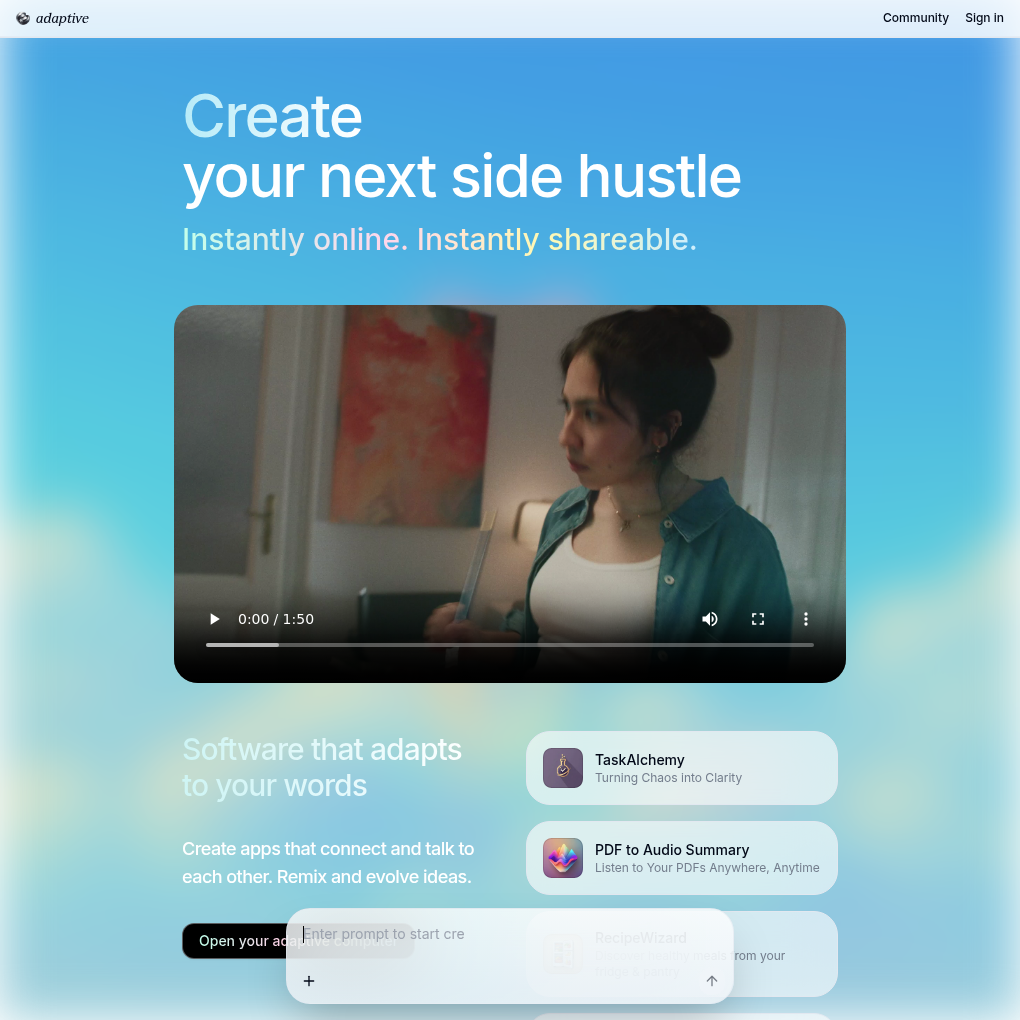 Adaptive raises $7M Seed to empower non-coders in personalizing computing