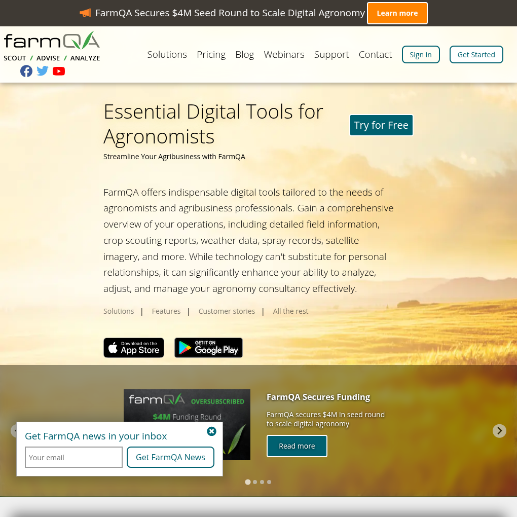 FarmQA raises $4M Seed to accelerate AI-powered agronomy