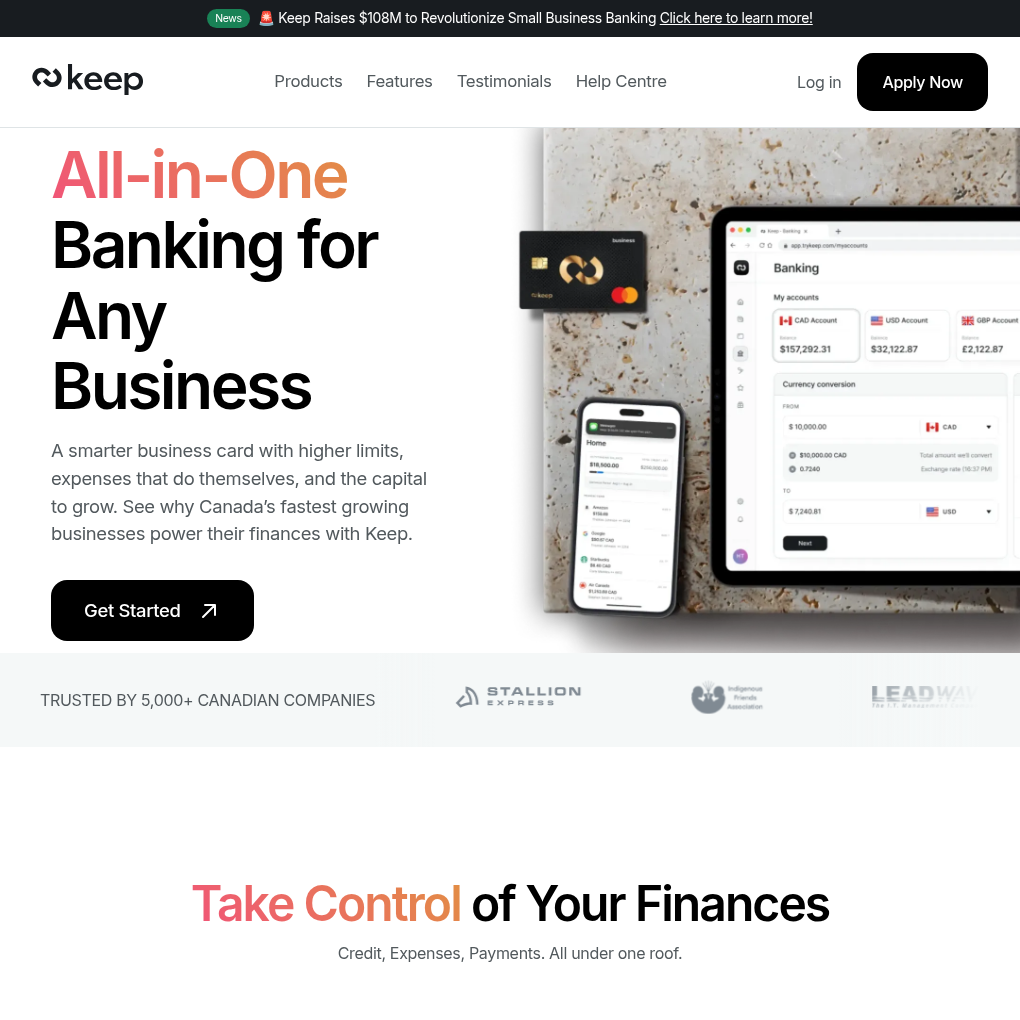Keep raises $76M to expand its financial platform for small businesses