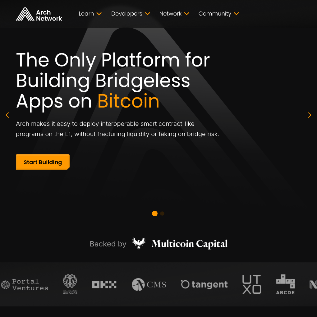 Arch Labs raises $13M Series A to accelerate development of ArchVM on Bitcoin