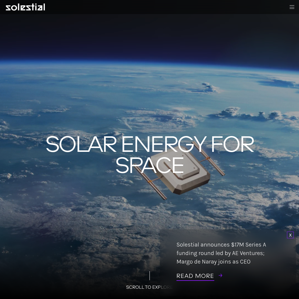 Solestial raises $17M Series A to expand manufacturing capacity for space solar energy