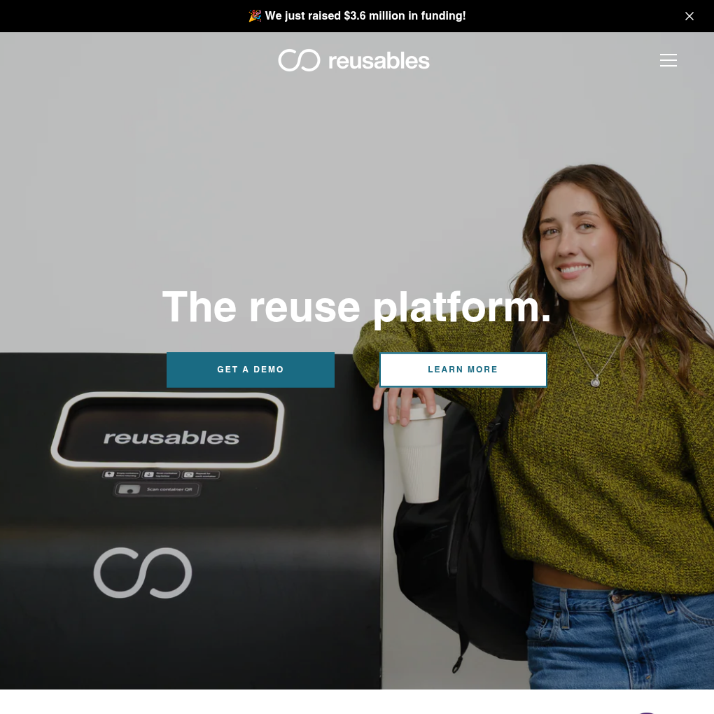Reusables.com raises $2.6M to expand tech-enabled reuse platform