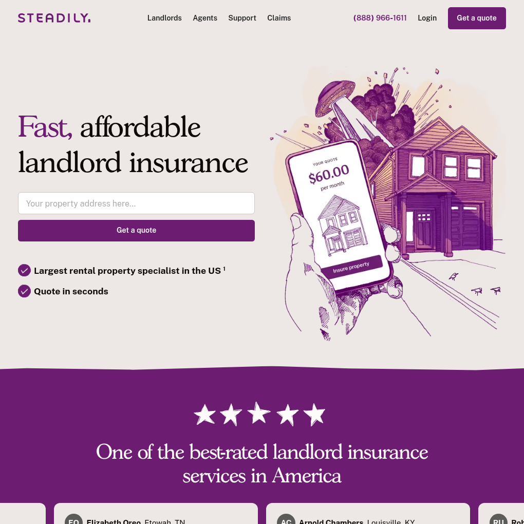 Steadily raises $30M in Series C funding to expand its U.S. landlord insurance services