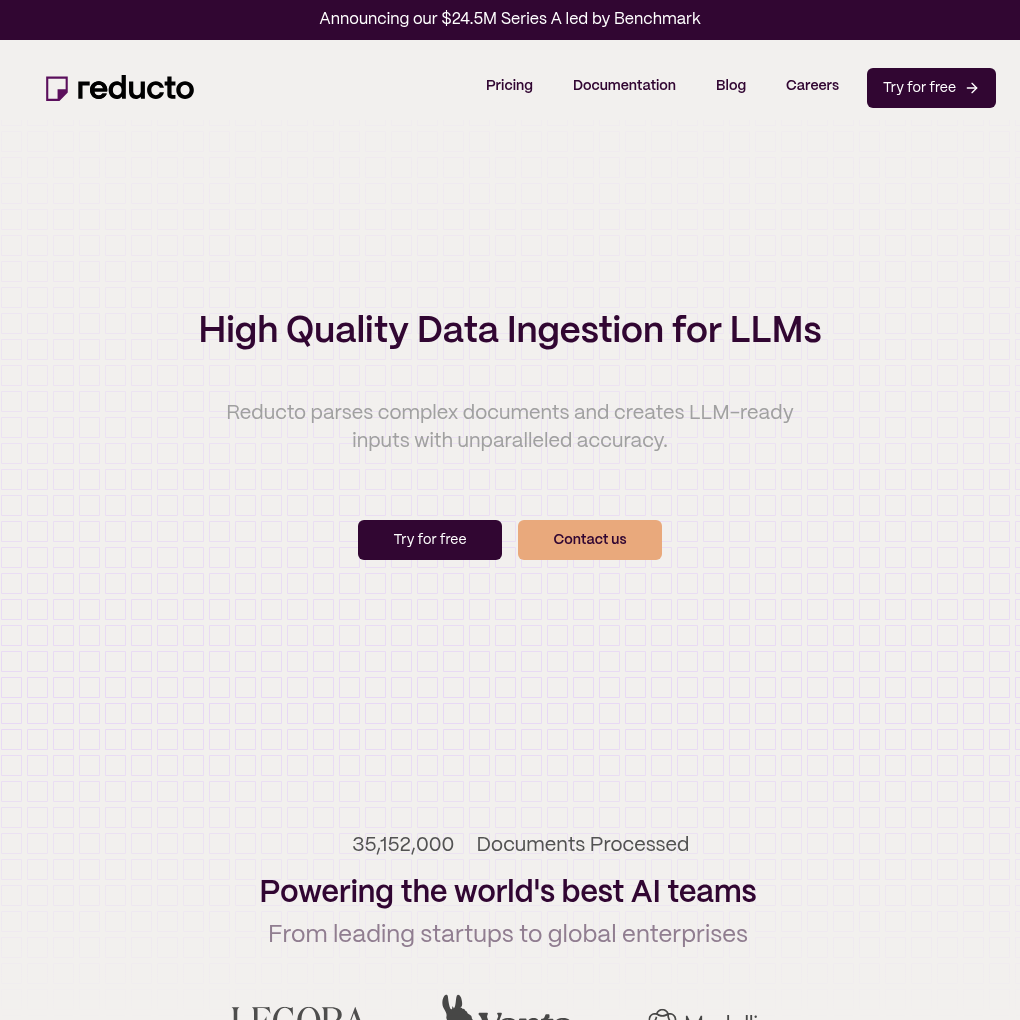Reducto raises $24.5M Series A to power reliable AI processing of sensitive documents