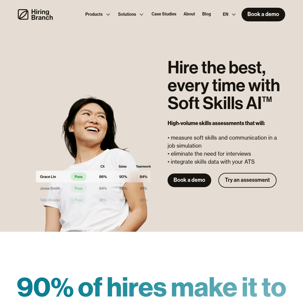 HiringBranch raises $2.5M Series A to expand market reach with AI-driven soft skills assessments