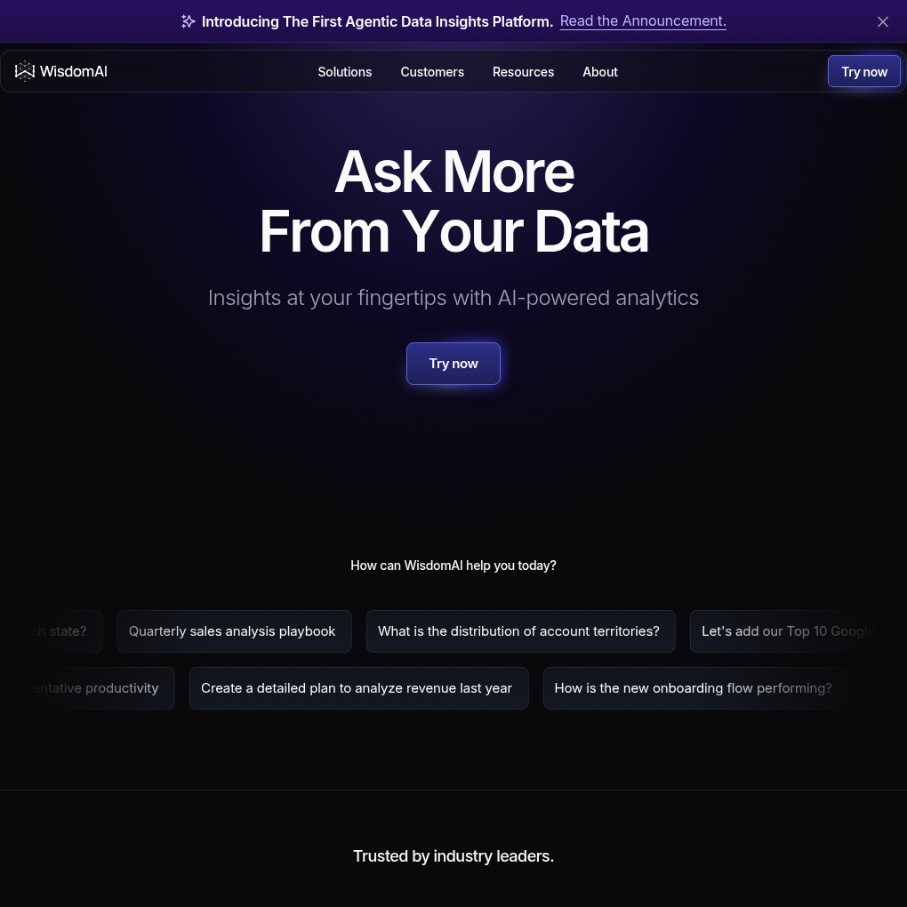 WisdomAI raises $23M to accelerate intelligent business insights